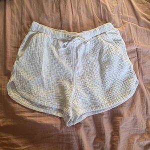 Stars Above Women's Cream Textured Shorts Sz M